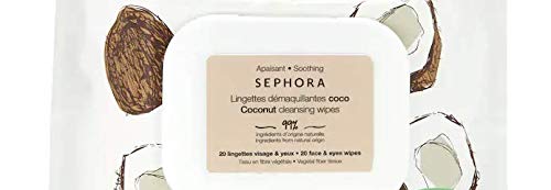 Sephora Coconut Cleansing Hydrating Wipes 20 lingettes