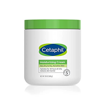 Body Moisturizer by CETAPHIL, Hydrating Moisturizing Cream for Dry to Very Dry, Sensitive Skin, NEW 20 oz, Fragrance Free, Non-Comedogenic, Non-Greasy