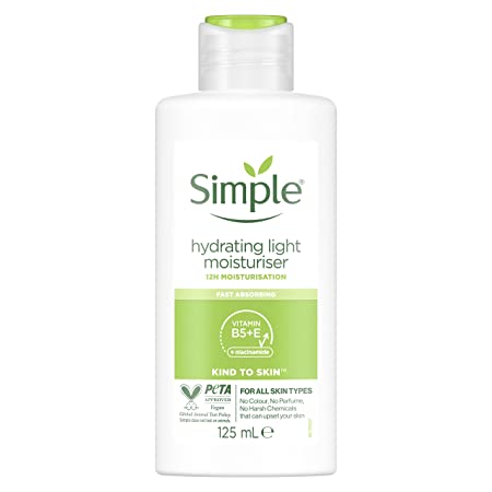 Simple Moisturiser Hydrating Light, 125 ml